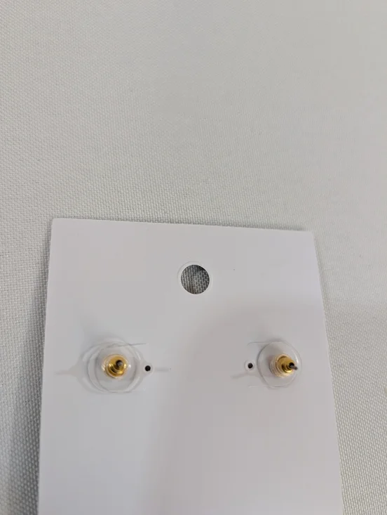 Black Diamond Wedding Cake Earrings Pink Roses Pearl And Glitter Embellishments - Picture 3 of 3